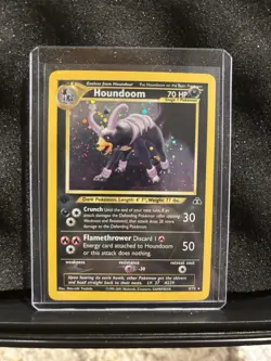 Pokemon TCG Neo Discovery Houndoom 4/75 Holo Rare - Image 1