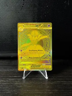 Mega Gardevoir EX Gold Pokemon Mega Evolution 187/132 Hyper Rare Full Art ME NM - Image 1