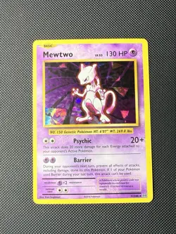 Pokemon Mewtwo 51/108 Cracked Ice Holo Promo - XY Evolutions Theme Deck MP - Image 1