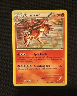 Charizard 19/113 Holo LEGENDARY TREASURES (LP) Pokemon - Ready to Ship - Image 1