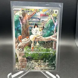 Pokemon Meowth Full Art Illustration Rare Holo 106/094 Phantasmal Flames - Image 1