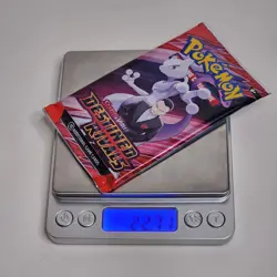 Very Heavy! 22.71g Pokemon Destined Rivals Booster Pack - Factory Sealed - Image 1