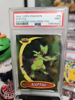 Sceptile 2004 Pokemon Topps Advanced Challenge-Foil #60 PSA 9 - Image 1