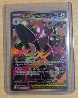 Mega Lopunny ex 128/094 Phantasmal Flames Special Illustration Rare Pokemon TCG - Image 2