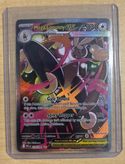 Mega Lopunny ex 128/094 Phantasmal Flames Special Illustration Rare Pokemon TCG - Image 3
