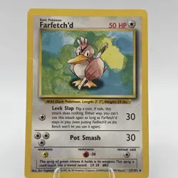 Farfetch'd - Base Set 27/102 Uncommon Non-Holo Pokemon TCG - Image 1