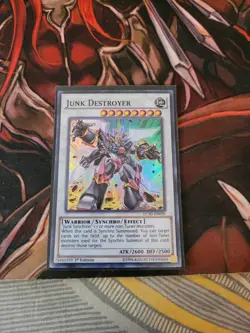 YUGIOH TCG JUNK DESTROYER LC5D-EN039 SUPER 1ST ED NM - Image 1