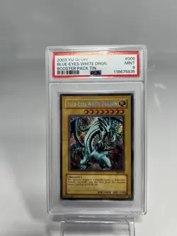 2002 Yu-Gi-Oh! Blue-Eyes White Dragon BPT Limited Edition Secret Rare PSA 9 - Image 2