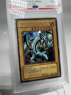 2002 Yu-Gi-Oh! Blue-Eyes White Dragon BPT Limited Edition Secret Rare PSA 9 - Image 4
