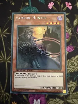 YuGiOh VAMPIRE HUNTER | SGX3-ENI19 Secret Rare 1st Edition🔥 - Image 1
