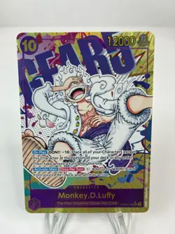 Monkey.D.Luffy SEC Alternate Art OP05-119 Awakening of the New Era One Piece TCG - Image 1