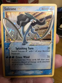 Gold Star Suicune Card 115/115 Unseen Forces NM Condition - Image 1