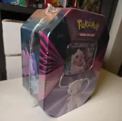 Pokemon V Forces Tin Mew V Promo Card & Booster Packs (Factory Sealed) Deck 2021 - Image 2
