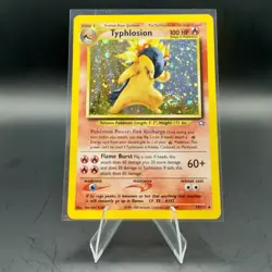 Typhlosion Neo Genesis Holo Rare 100HP #17/111 2000 Nintendo Pokemon Card - Image 1