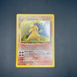 Typhlosion Neo Genesis Holo Rare 100HP #17/111 2000 Nintendo Pokemon Card - Image 2