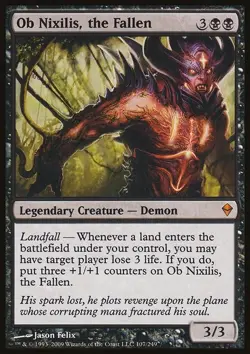 Ob Nixilis, the Fallen - Zendikar | MTG Card - Image 3