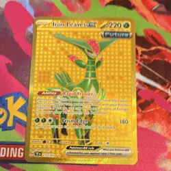 Pokemon Iron Leaves EX 213/162 SV05 Temporal Forces Holo Hyper Rare Card - Image 1