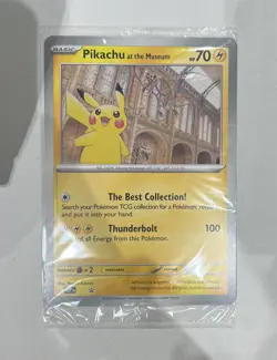 Pikachu Natural History Museum JUMBO Promo card - SEALED - Pokemon TCG ✅ - Image 1