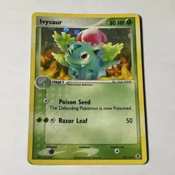 Pokemon TCG Ivysaur 35/112 EX FireRed LeafGreen Reverse Holo Card 2004 - Image 1