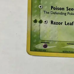 Pokemon TCG Ivysaur 35/112 EX FireRed LeafGreen Reverse Holo Card 2004 - Image 3