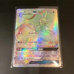 Pokemon Altaria GX Full Art Secret Rare Holo 72/70 Dragon Majesty Card - Image 1