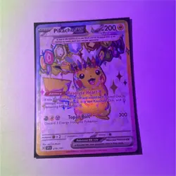 Pokemon Pikachu ex 219/191 Sv08: Surging Sparks Holo Ultra Rare EX Card HP 200 - Image 1