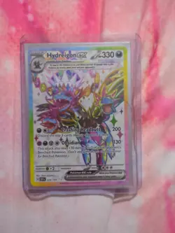 Pokemon TCG Hydreigon EX Full Art Ultra Rare Holo Card Surging Sparks 223/191 - Image 1