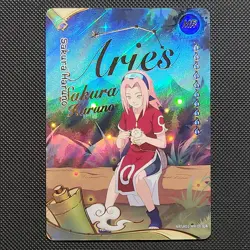 Sakura Haruno NRSA01-MR-003L4 Naruto Kayou Heavens Scroll Card Aries English - Image 1