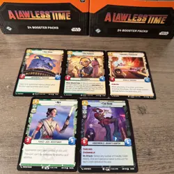 Star Wars Unlimited A Lawless Time 1200 Card Lot Rare Legendary Hyperspace Foil - Image 2