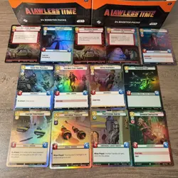 Star Wars Unlimited A Lawless Time 1200 Card Lot Rare Legendary Hyperspace Foil - Image 4