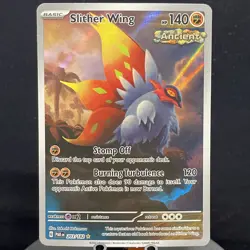 Pokemon SV04: Paradox Rift Card 203/182 Slither Wing Illustration Rare - Image 1