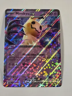 Pokemon Mimikyu EX Double Rare Holo Card 069/159 Sv09: Journey Together TCG - Image 1
