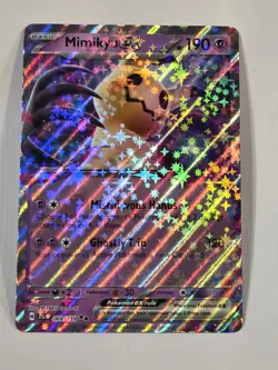 Pokemon Mimikyu EX Double Rare Holo Card 069/159 Sv09: Journey Together TCG - Image 2