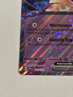 Pokemon Mimikyu EX Double Rare Holo Card 069/159 Sv09: Journey Together TCG - Image 4