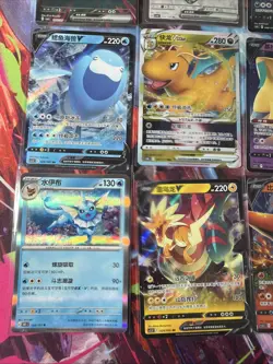 Pokemon 16 Card Lot nm V Max Mega Amazing Ex HOLO Rare Hits Only B16 - Image 3