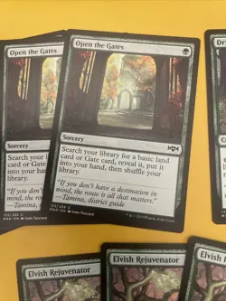 MTG - 4x Open The Gates,4x Dryad Greenseeker, & 4x Elvish Rejuvenator -Near Mint - Image 2
