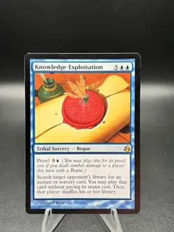 Knowledge Exploitation Morningtide MOR Sorcery Rare NM Blue Regular Rare *a - Image 1