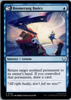 Boomerang Basics U Avatar: The Last Airbender 46 NM Magic - Image 1
