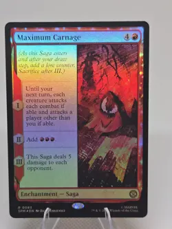 Maximum Carnage FOIL X1 SPM MTG Marvel's Spider-Man - Image 1
