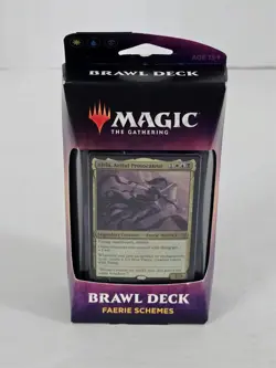 B-132 2019 MAGIC THE GATHERING BRAWL DECK FAERIE SCHEMES - SEALED - Image 1