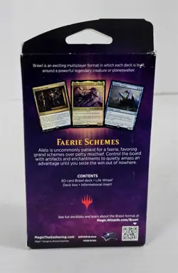 B-132 2019 MAGIC THE GATHERING BRAWL DECK FAERIE SCHEMES - SEALED - Image 4