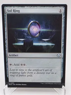 MTG Sol Ring Commander March of the Machine Uncommon NM Magic The Gathering - Image 1