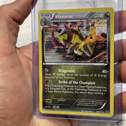 Haxorus 69/101 Black & White Plasma Blast Holo Pokemon Card Rare NM Nintendo - Image 2