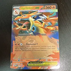 Pokemon TCG Mega Charizard Y EX 030 MEP Holo Mega Evolution 360HP 2016 - Image 1