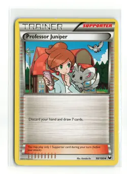 PROFESSOR JUNIPER 98/108 NON HOLO POKEMON TCG LP - Image 1