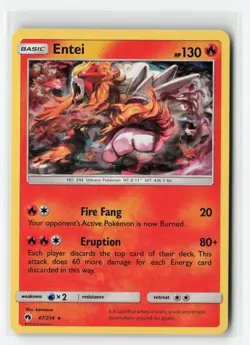ENTEI 47/214 CRACKED ICE HOLO POKEMON TCG NM-LP - Image 1