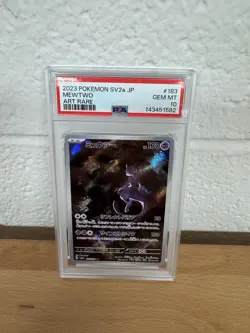 2023 POKEMON JPN SV2A-POKEMON 151 ART RARE #183 MEWTWO PSA 10 - Image 1