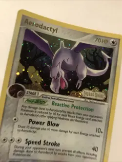 Pokemon TCG Aerodactyl 1/92 EX Legend Maker Holo Rare Card - Image 2