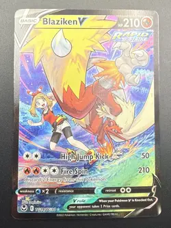 Pokemon Blaziken V TG14/TG30 Sword & Shield Silver Tempest Trainer Gallery NM - Image 3