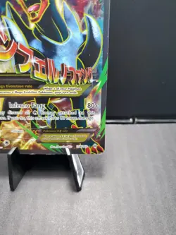 Pokemon TCG M Houndoom EX (Full Art) 154/162 Breakthrough 2015 Holo LP/MP - Image 4